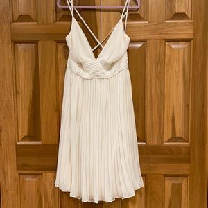 Lulu’s Cream Midi Dress